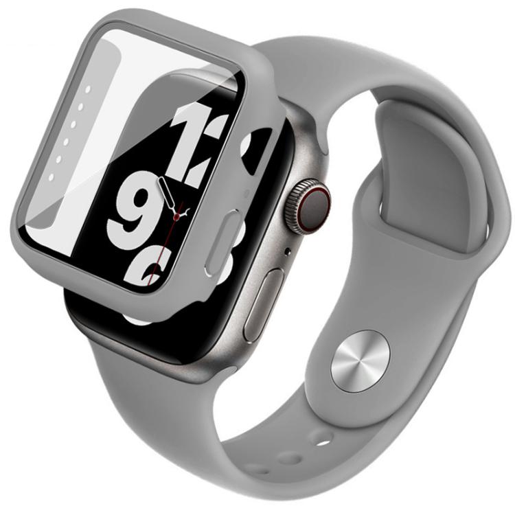 imak Integrated Case and Film with Silicone Strap, For Apple Watch SE 1/2/3/Series 4/5/6 44mm, For Apple Watch SE 1/2/3/Series 4/5/6 40mm