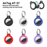 غطاء حماية PC مع مشبك زنبركي من xDfind، لجهاز AirTag الجيل الثاني / AirTag الجيل الأول