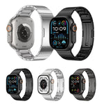 Single Bead Quick Release Stainless Steel Watch Band, For Apple Watch 46mm / 49mm / 45mm / 44mm, For Apple Watch 42mm / 41mm / 40mm / 38mm