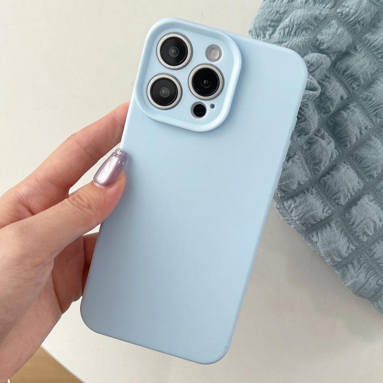 Precision Hole Camera Frame Solid Color Phone Case, For iPhone 15 Pro, For iPhone 15 Plus, For iPhone 15, For iPhone 14 Plus, For iPhone 14, For iPhone 14 Pro, For iPhone 14 Pro Max, For iPhone 13 Pro Max, For iPhone 13 Pro