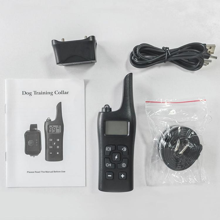 Remote Control Electric Shock Vibration Warning Pet Barking Stopper Waterproof Electronic Collar, 1 Drag 1, 1 Drag 2, 1 Drag 3