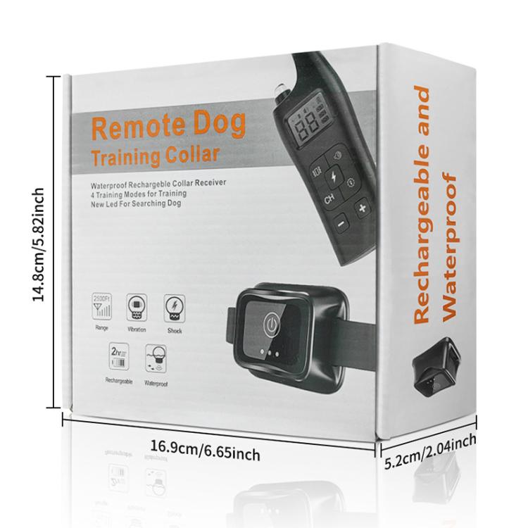 Remote Control Electric Shock Vibration Warning Pet Barking Stopper Waterproof Electronic Collar, 1 Drag 1, 1 Drag 2, 1 Drag 3