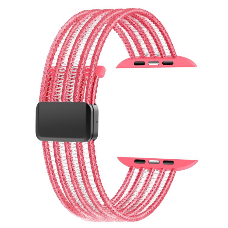 Breathable Nylon Fish Line Watch Band, For Apple Watch 46mm / 49mm / 45mm / 44mm, For Apple Watch S11 42mm / 41mm / 40mm / 38mm