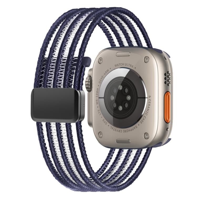 Breathable Nylon Fish Line Watch Band, For Apple Watch 46mm / 49mm / 45mm / 44mm, For Apple Watch S11 42mm / 41mm / 40mm / 38mm