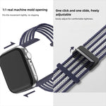 Breathable Nylon Fish Line Watch Band, For Apple Watch 46mm / 49mm / 45mm / 44mm, For Apple Watch S11 42mm / 41mm / 40mm / 38mm
