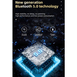 V19S Bluetooth 5.0 Business Style Fingerprint Touch Bluetooth Earphone