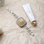 xDfind Flowing Swirls Diamond Metal Watch Band, For Apple Watch 42 / 44 / 45 / 46 / 49mm, For Apple Watch 38 / 40 / 41 / S11 42mm