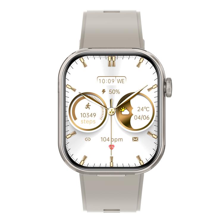 T99 2.02 inch Square Screen 2 in 1 Bluetooth Earphone IP67 Waterproof Smart Watch, Supports Blood Oxygen Monitoring