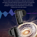 T99 2.02 inch Square Screen 2 in 1 Bluetooth Earphone IP67 Waterproof Smart Watch, Supports Blood Oxygen Monitoring