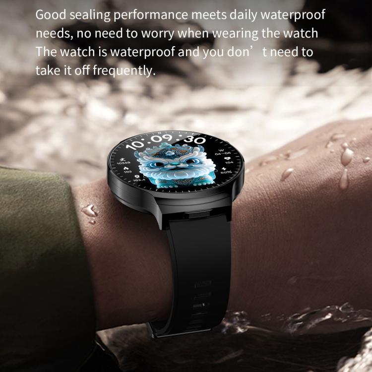 T100 1.85 inch Round Screen 2 in 1 Bluetooth Earphone IP67 Waterproof Smart Watch, Supports Blood Oxygen Monitoring