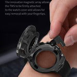 T100 1.85 inch Round Screen 2 in 1 Bluetooth Earphone IP67 Waterproof Smart Watch, Supports Blood Oxygen Monitoring