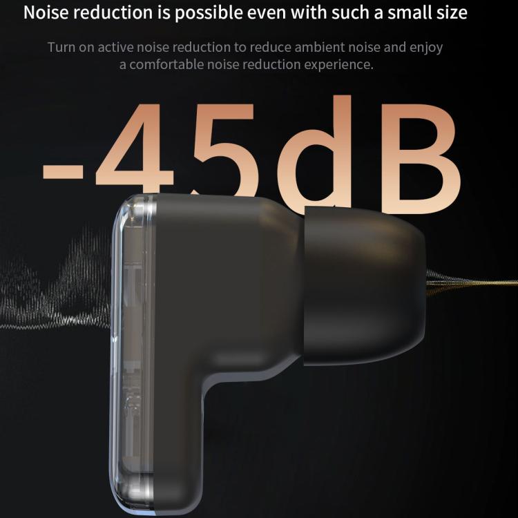 T100 1.85 inch Round Screen 2 in 1 Bluetooth Earphone IP67 Waterproof Smart Watch, Supports Blood Oxygen Monitoring