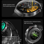 T100 1.85 inch Round Screen 2 in 1 Bluetooth Earphone IP67 Waterproof Smart Watch, Supports Blood Oxygen Monitoring