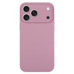 غطاء هاتف من السيليكون السائل بلون نقي مع مسام دقيقة، لهاتف iPhone 17 Pro Max