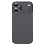 غطاء هاتف من السيليكون السائل بلون نقي مع مسام دقيقة، لهاتف iPhone 17 Pro Max