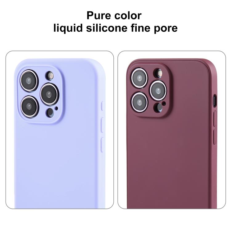 Pure Color Liquid Silicone Fine Pore Phone Case, For iPhone 17 Pro