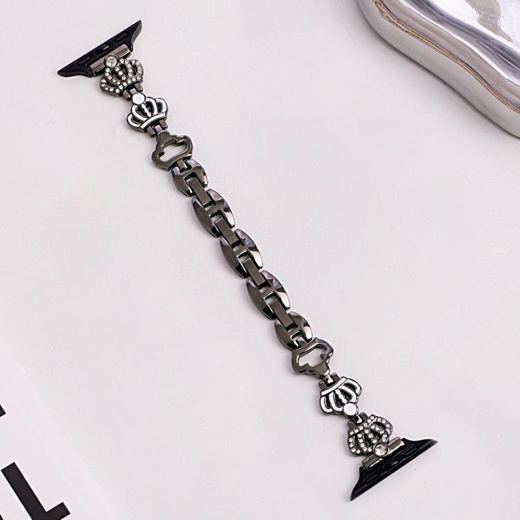 xDfind Crown Chain Bracelet Diamond Metal Watch Band, For Apple Watch 42 / 44 / 45 / 46 / 49mm, For Apple Watch 38 / 40 / 41 / S11 42mm