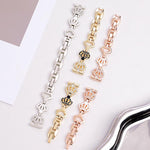 xDfind Crown Chain Bracelet Diamond Metal Watch Band, For Apple Watch 42 / 44 / 45 / 46 / 49mm, For Apple Watch 38 / 40 / 41 / S11 42mm