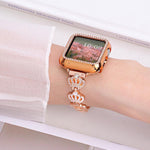 xDfind Crown Chain Bracelet Diamond Metal Watch Band, For Apple Watch 42 / 44 / 45 / 46 / 49mm, For Apple Watch 38 / 40 / 41 / S11 42mm