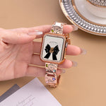 xDfind Happy Zoo Bracelet Diamond Metal Watch Band, For Apple Watch 42 / 44 / 45 / 46 / 49mm, For Apple Watch 38 / 40 / 41 / S11 42mm