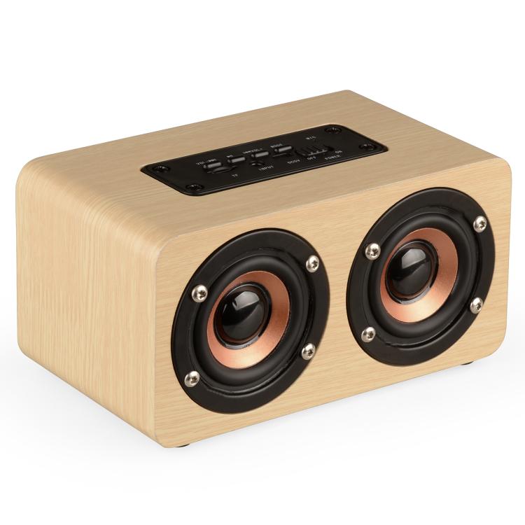 K5 Wooden Wireless Bluetooth Speaker, Support Bluetooth, AUX, TF Card, K5