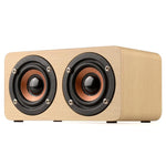 K5 Wooden Wireless Bluetooth Speaker, Support Bluetooth, AUX, TF Card, K5