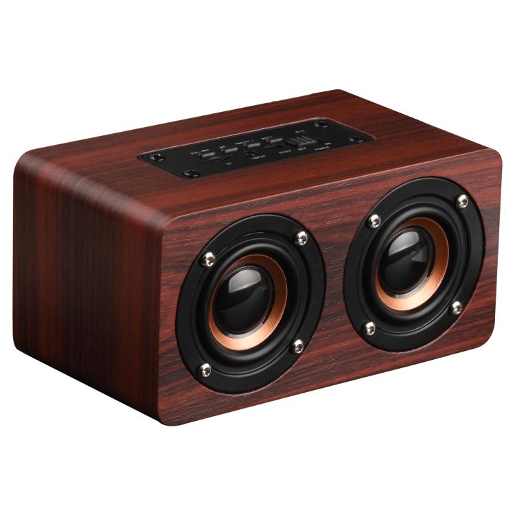 K5 Wooden Wireless Bluetooth Speaker, Support Bluetooth, AUX, TF Card, K5