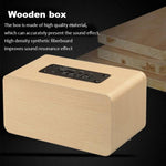 K5 Wooden Wireless Bluetooth Speaker, Support Bluetooth, AUX, TF Card, K5