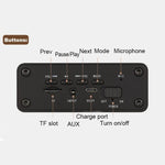 K5 Wooden Wireless Bluetooth Speaker, Support Bluetooth, AUX, TF Card, K5