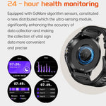 KT88 1.7 inch TFT Screen Outdoor Sports Smart Watch 3ATM Waterproof with Flashlight