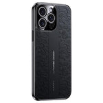 Cloud Dragon Pattern Plain Leather PC Phone Case, For iPhone 14 Pro Max