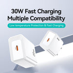 USAMS CC329 T69 PD 30W USB-C / Type-C Single Port Fast Charger, CC329