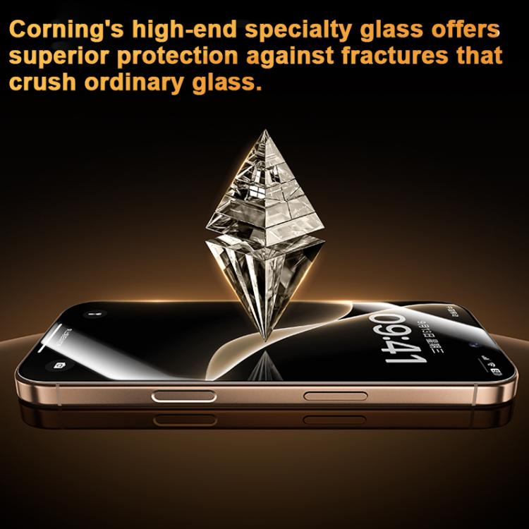 Benks King Kong Corning Hot-bend Full-glue HD Tempered Film Quick-attach Version, For iPhone 17 Pro Max, For iPhone 17 Pro, For iPhone 17