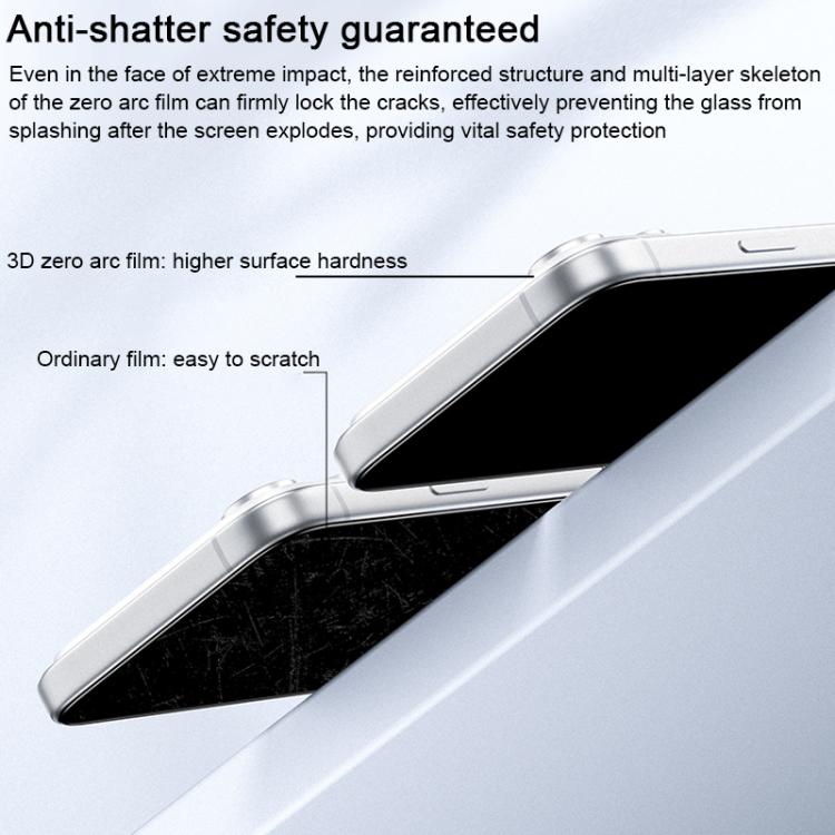Benks Zero Curve Edge HD Tempered Screen Protector, For iPhone 17 Pro Max, For iPhone 17, For iPhone Air