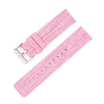 Stainless Steel Pin Buckle Nylon Woven Canvas Watch Band, 12mm, 14mm