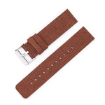 Stainless Steel Pin Buckle Nylon Woven Canvas Watch Band, 12mm, 14mm