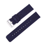 Stainless Steel Pin Buckle Nylon Woven Canvas Watch Band, 12mm, 14mm