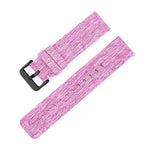 Stainless Steel Pin Buckle Nylon Woven Canvas Watch Band, 12mm, 14mm