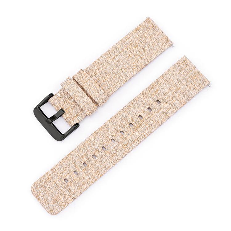 Stainless Steel Pin Buckle Nylon Woven Canvas Watch Band, 12mm, 14mm