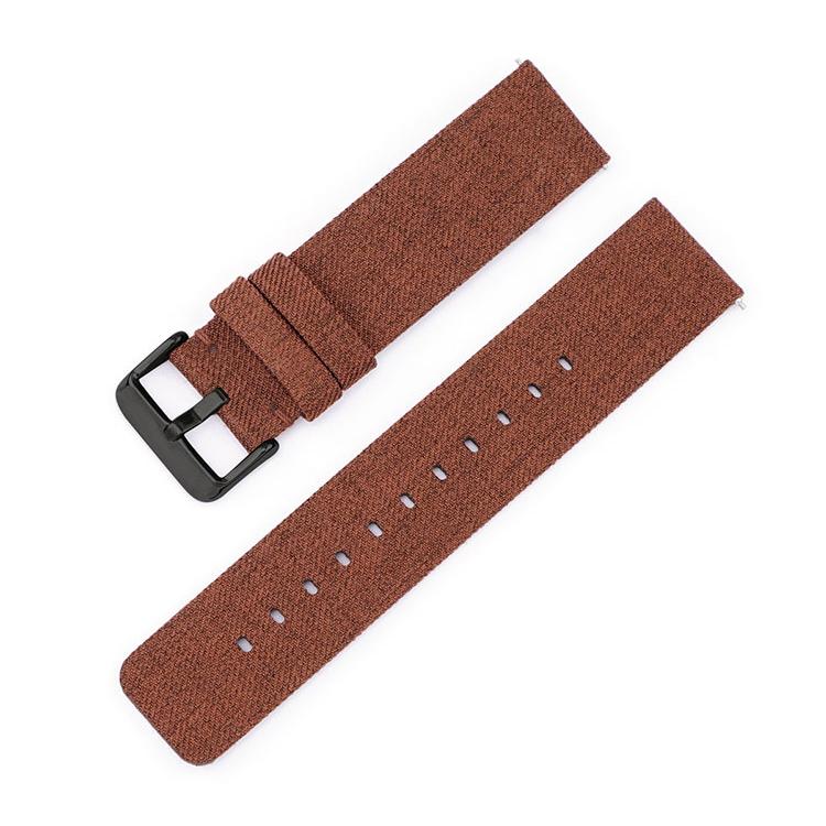 Stainless Steel Pin Buckle Nylon Woven Canvas Watch Band, 12mm, 14mm
