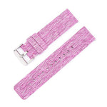 Stainless Steel Pin Buckle Nylon Woven Canvas Watch Band, 12mm, 14mm