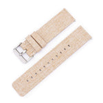 Stainless Steel Pin Buckle Nylon Woven Canvas Watch Band, 12mm, 14mm