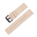 Stainless Steel Pin Buckle Nylon Woven Canvas Watch Band, 12mm, 14mm