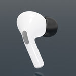 6 Pairs Wireless Earphone Replaceable Silicone Ear Cap Earplugs for AirPods Pro, with Storage Box, Silicone White