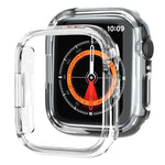 غطاء ساعة xDfind PC مجوف نصف شفاف، لسلسلة Apple Watch Ultra 3 / 2 / 1 مقاس 49مم، لسلسلة Apple Watch 9 / 8 / 7 مقاس 45مم، لسلسلة Apple Watch 9 / 8 / 7 مقاس 41مم، لسلسلة Apple Watch 3 / 2 / 1 مقاس 38مم