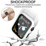 غطاء ساعة xDfind PC مجوف نصف شفاف، لسلسلة Apple Watch 3 / 2 / 1 مقاس 42مم