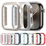 xDfind PC Frosted Hollow Half Coverage Watch Cover, For Apple Watch Ultra 3 / 2 / 1 49mm, For Apple Watch Series 9 / 8 / 7 45mm, For Apple Watch Series 9 / 8 / 7 41mm, For Apple Watch Series 3 / 2 / 1 38mm