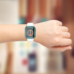 غطاء ساعة xDfind PC مجوف نصف شفاف، لسلسلة Apple Watch Ultra 3 / 2 / 1 مقاس 49مم، لسلسلة Apple Watch 9 / 8 / 7 مقاس 45مم، لسلسلة Apple Watch 9 / 8 / 7 مقاس 41مم، لسلسلة Apple Watch 3 / 2 / 1 مقاس 38مم