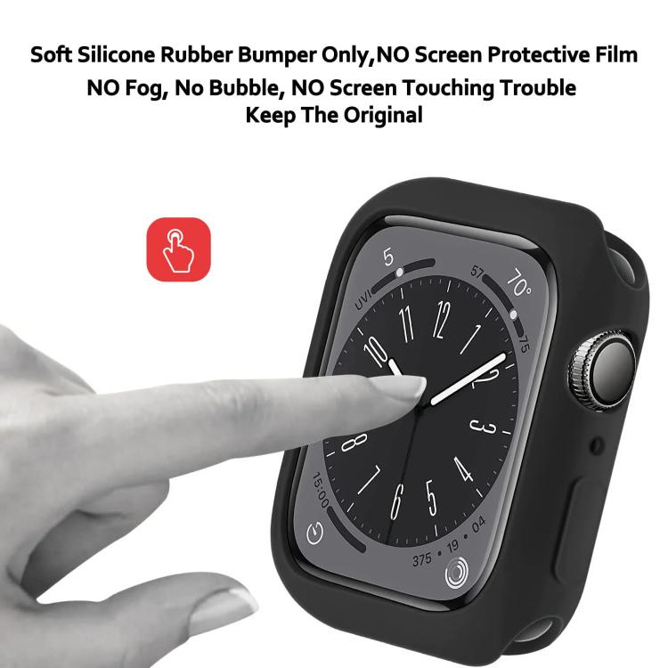 xDfind Candy TPU Watch Cover, For Apple Watch Series 6 / 5 / 4 / SE 44mm, For Apple Watch Series 6 / 5 / 4 / SE 40mm, For Apple Watch Series 9 / 8 / 7 45mm, For Apple Watch Series 9 / 8 / 7 41mm