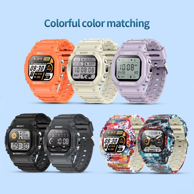 LC31 1.75 inch TFT Full Touch Screen Bluetooth Call Outdoor Sports Smart Watch with Flashlight